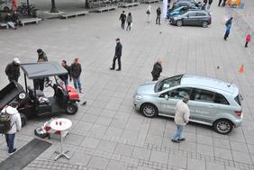 Von Straßenbahn bis Tesla: In Ulm drehte sich alles um Elektromobilität.