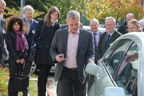 Besuch einer Delegation aus Großbritannien am ZSW. 