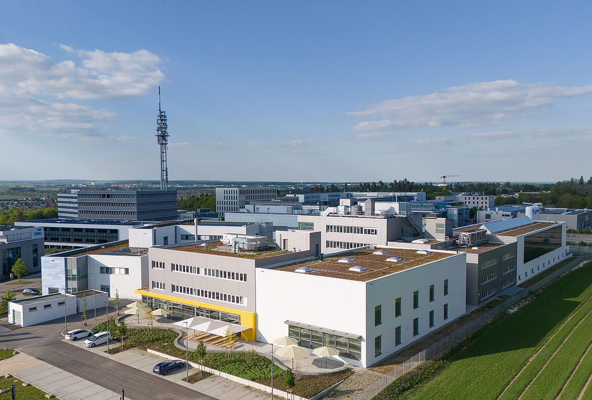 Forschungsfabrik für Wasserstofftechnologie und Brennstoffzellentechnik (HyFaB) am ZSW in Ulm.