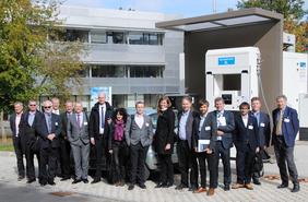 Besuch einer Delegation aus Großbritannien am ZSW. 