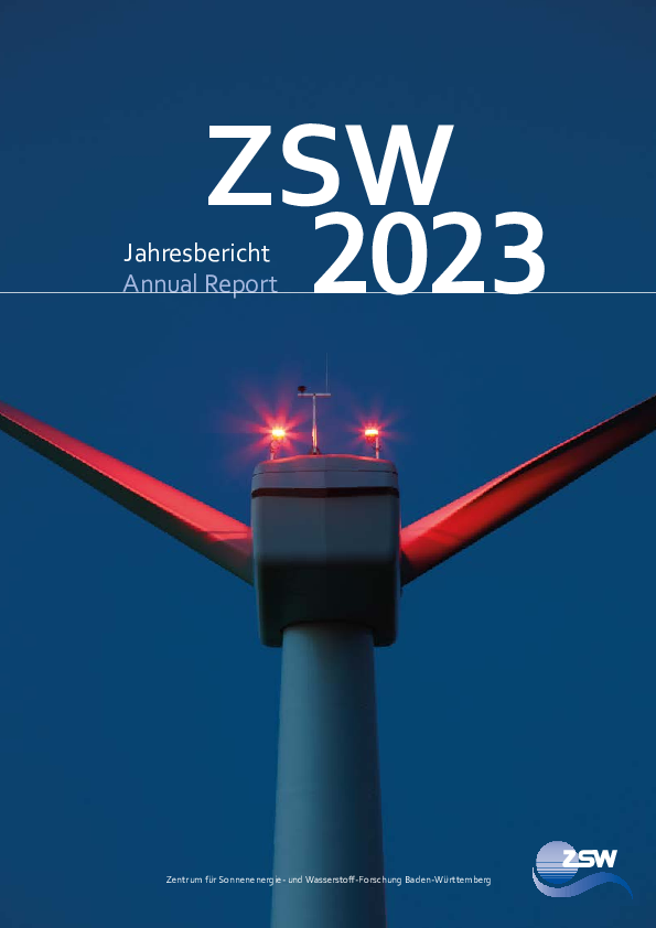 Jahresbericht Geschäftsjahr 2023 ZSW