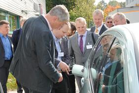 Besuch einer Delegation aus Großbritannien am ZSW. 