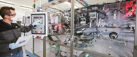 Assemblierung von Batteriezellen am ZSW.Foto: ZSW