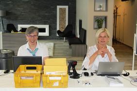 Unser Organisationsteam Brigitte Stark (r.) und Maria Lindenthal (l.)