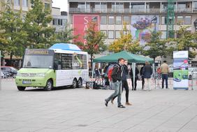 Von Straßenbahn bis Tesla: In Ulm drehte sich alles um Elektromobilität.