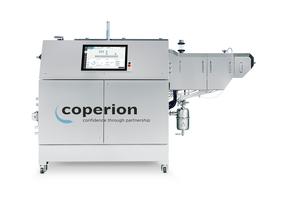 Durch den Einsatz dieses Extruders will das ZSW erforschen, wie Batterieelektroden NMP-frei hergestellt werden können. Bild: Coperion GmbH
