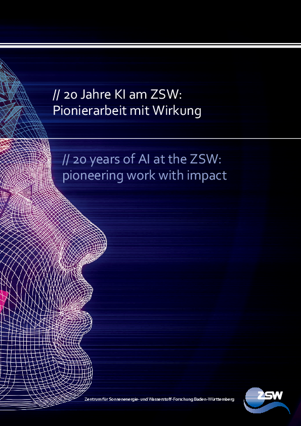 Schwerpunktbericht KI am ZSW